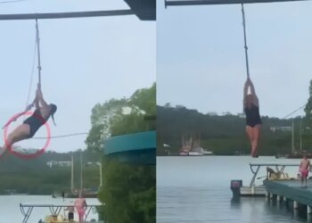 Turista sofre lesão genital durante salto em cruzeiro no Caribe