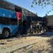 Acidente entre ônibus de turismo e carreta deixa duas mulheres mortas na BR-259, em Governador Valadares