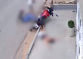 Motociclista embriagado atropela família em Inhapim MG