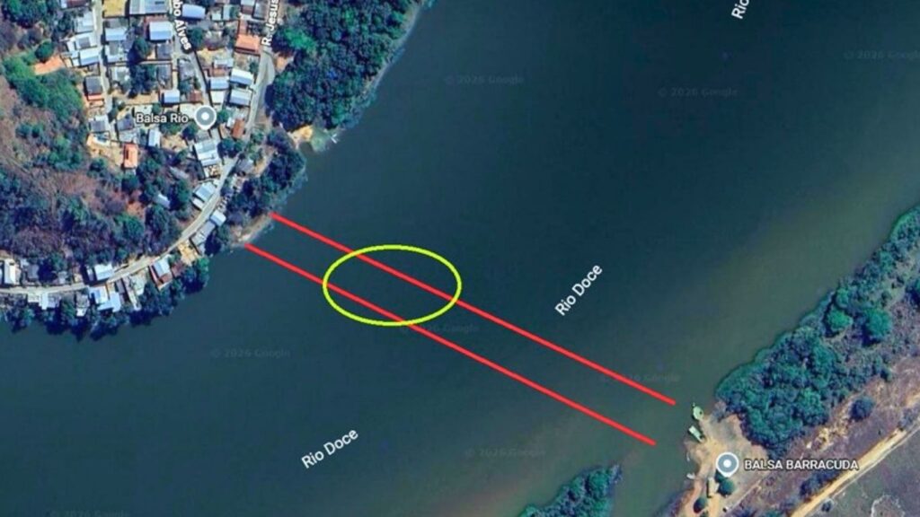 A área de atuação foi delimitada pelas equipes.