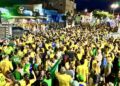 Flávio Bolsonaro, Nikolas Ferreira e Flávio Roscoe reunem multidão em Valadares