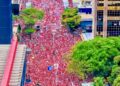 Avenida Paulista reúne multidão em ato pela reeleição de Lula