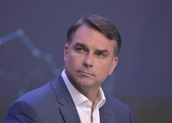 O candidato à Presidência Flávio Bolsonaro ( PL )