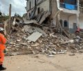 Edificação desaba no Pérola e mobiliza equipes de resgate em Valadares