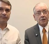 Flávio Bolsonaro e Eduardo Cunha
