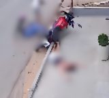 Motociclista embriagado atropela família em Inhapim MG