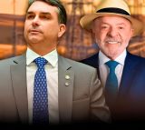 O senador e candidato à Presidência Flávio Bolsonaro ( PL ) aparece com 53% dos votos válidos no segundo turno das eleições, contra 47% do presidente Luiz Inácio Lula da Silva ( PT ). Os dados são da nova pesquisa PoderData/Aya, divulgada nesta quinta-feira ( 8 ).